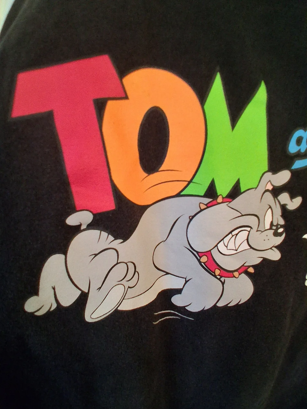 Men's Black Short-Sleeve Tee with Jerry Mouse Graphic